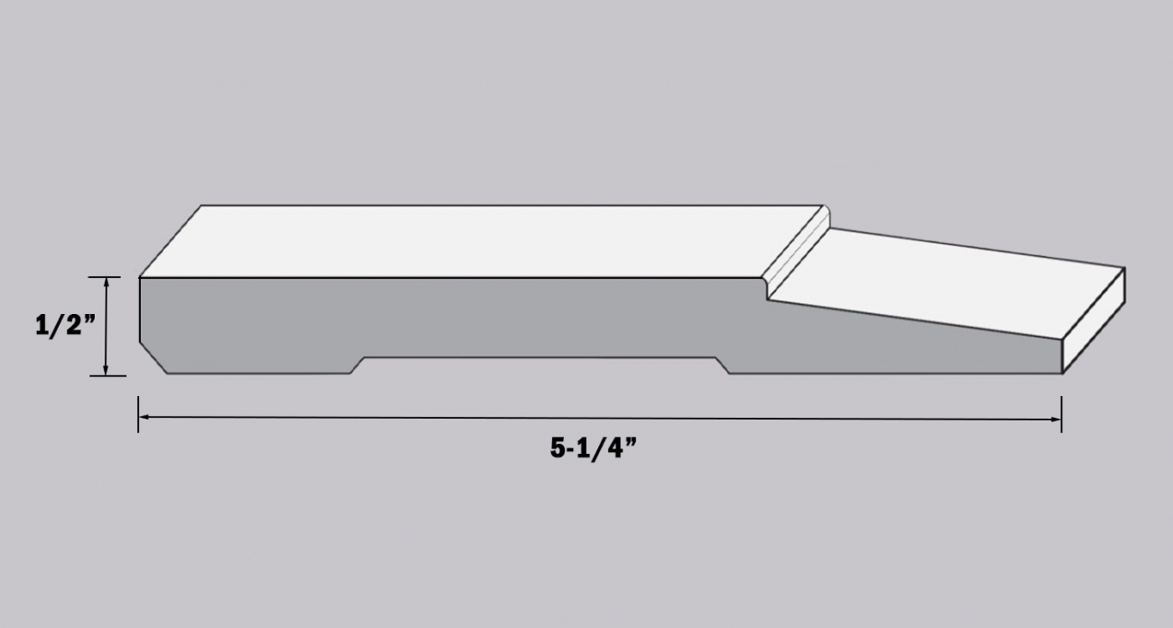 Bevel Step Baseboards